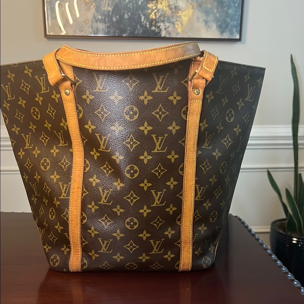 Louis Vuitton Monogram Shopper Sac GM Tote Bag
